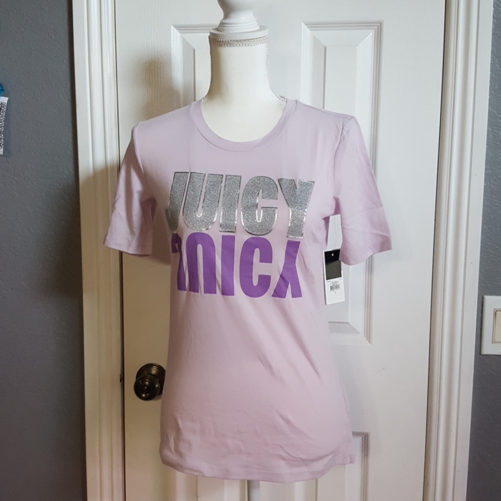 Juicy couture black label top size S purple